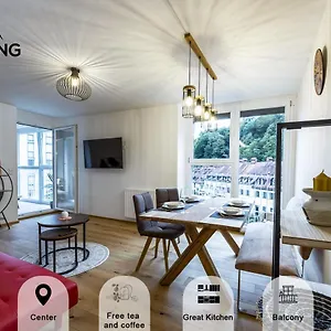 Tamliving 2br Center 3 Bridges Great View Kitchen Lubiana